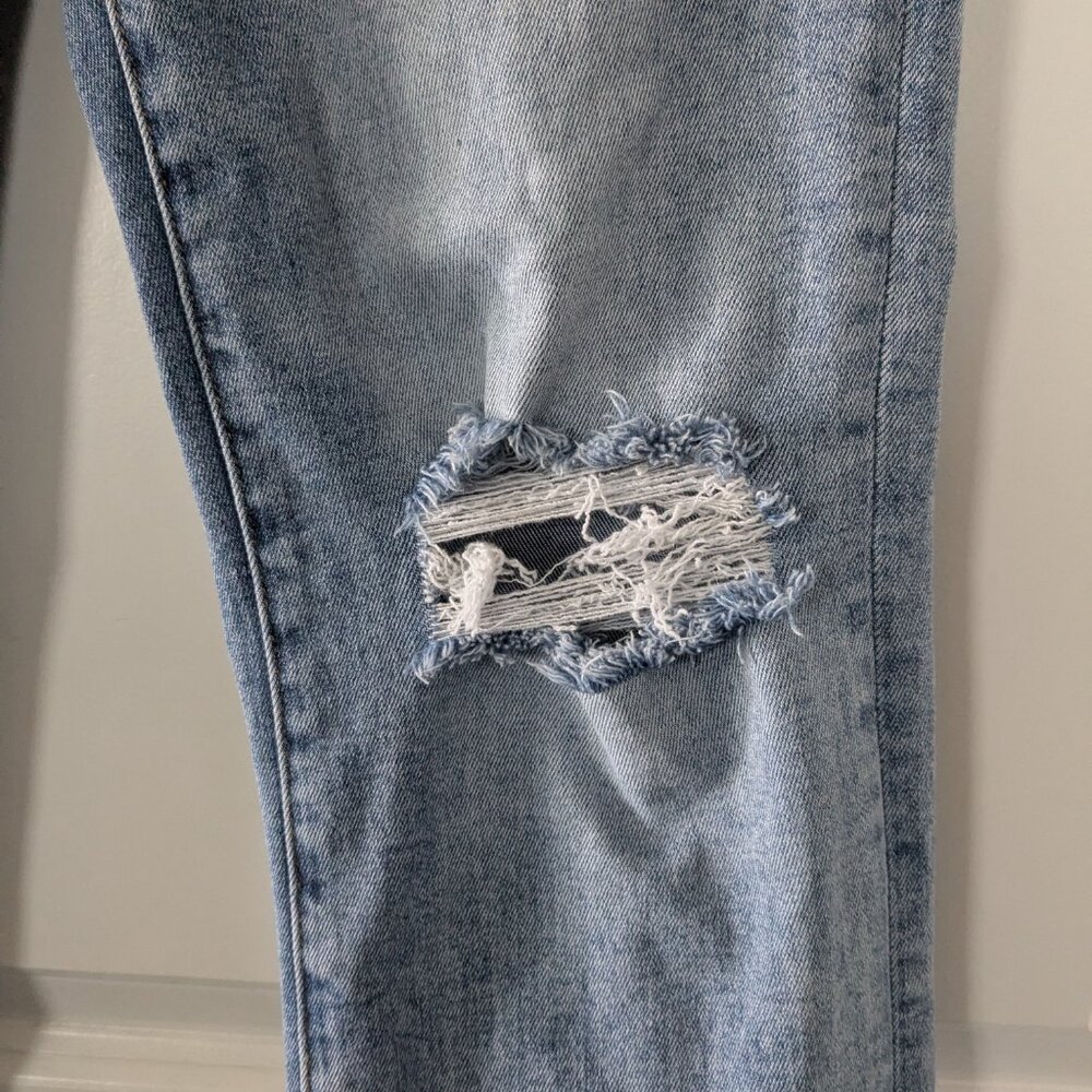 Risen Jeans Women's 30 Freckled Poppy Trophy Wife Hi Rise Ankle Slim Straight 11 - Picture 7 of 16